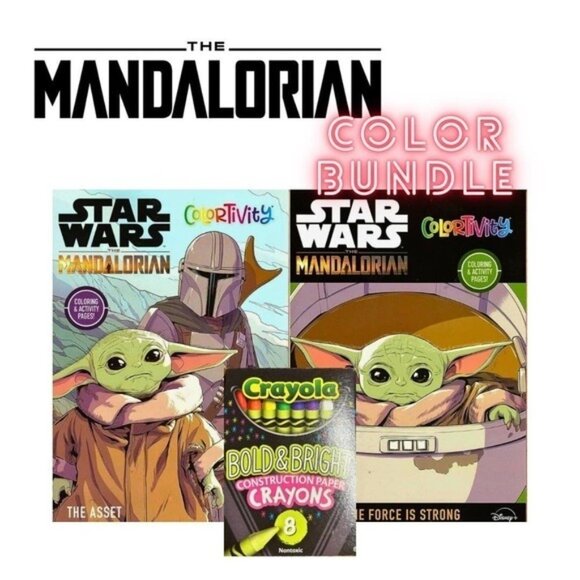 Disney Star Wars Mandalorian - Coloring & Activity Books (Set of 2 Books) - Picture 3 of 8
